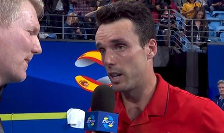 ATP Cup 2020 Final Bautista Agut Interview