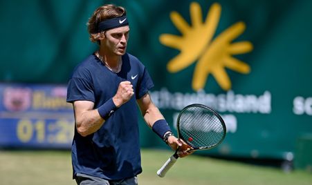 Halle 2021 R2 Rublev Interview