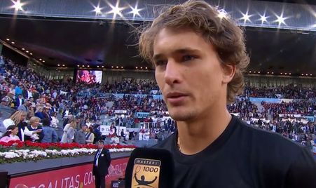 Madrid 2018 Final A Zverev Interview