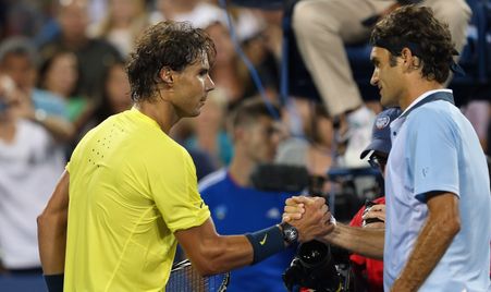 Cincinnati 2013 QF Federer Nadal