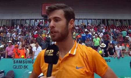 Madrid 2019 R1 Khachanov Interview