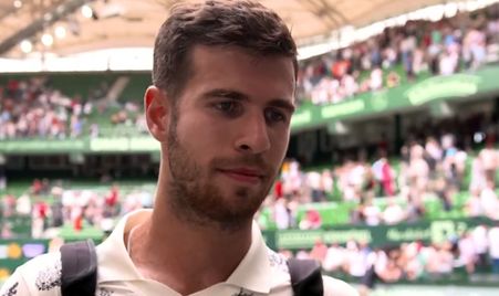 Halle 2019 R2 Khachanov Interview