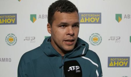 Rotterdam 2019 Tsonga Interview