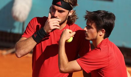 Rome 2021 R1 Tsitsipas Tsitsipas Kubot Skugor