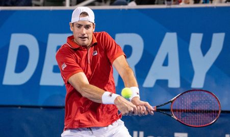 Delray Beach 2021 QF Korda Isner