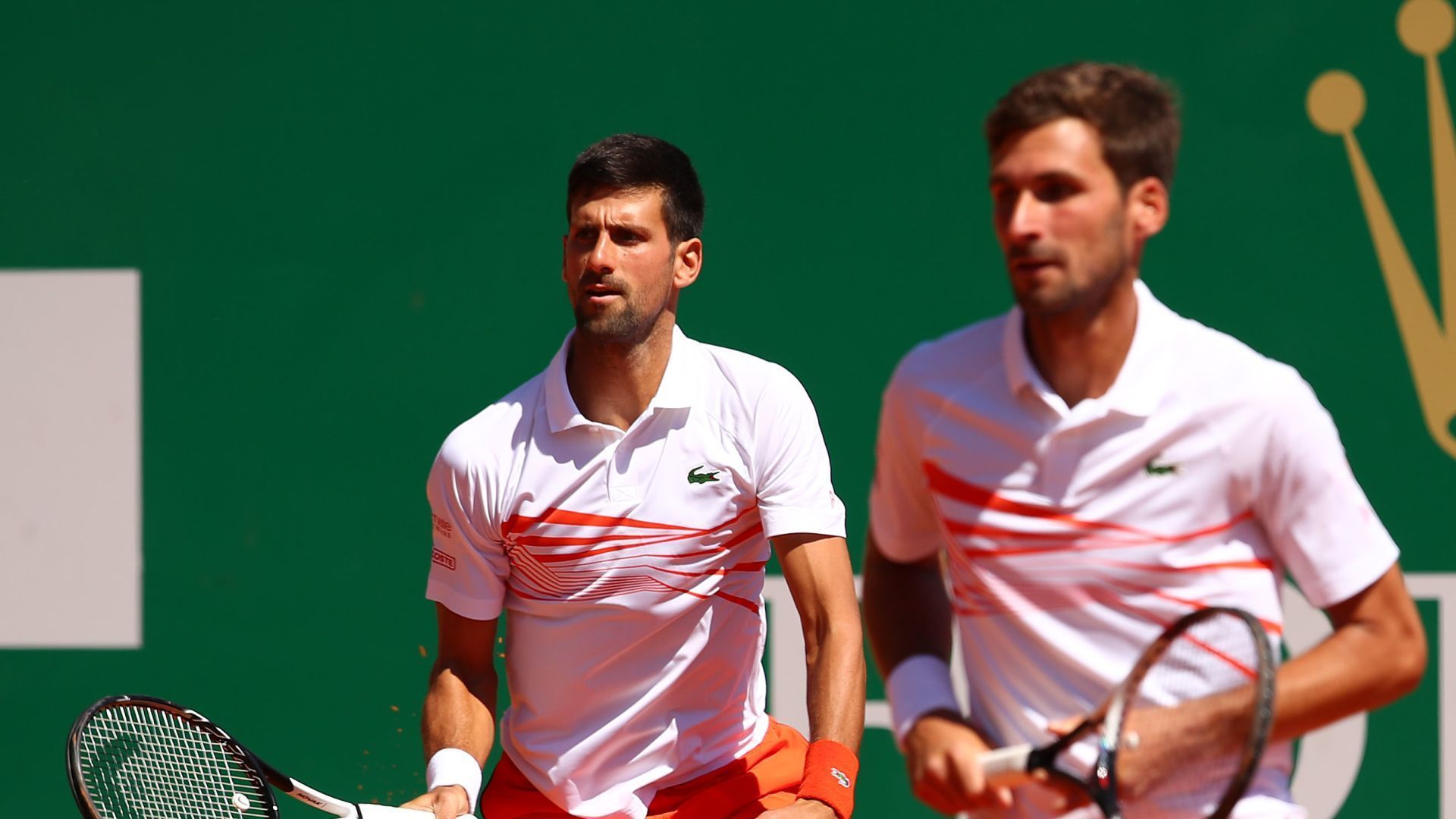 Monaco 2019 R1 Djokovic Djokovic Cabal Farah