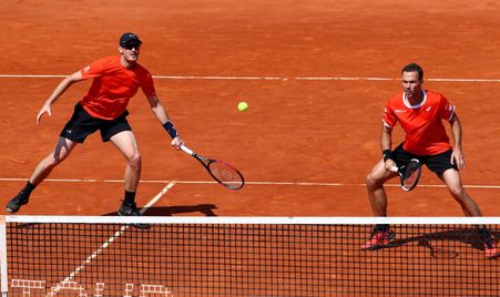 Madrid 2019 QF Murray Soares Koolhof Tsitsipas
