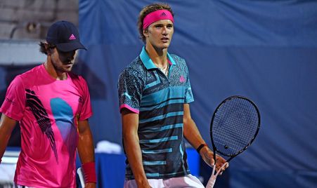 Indian Wells 2019 R1 Zverev Zverev Cabal Farah