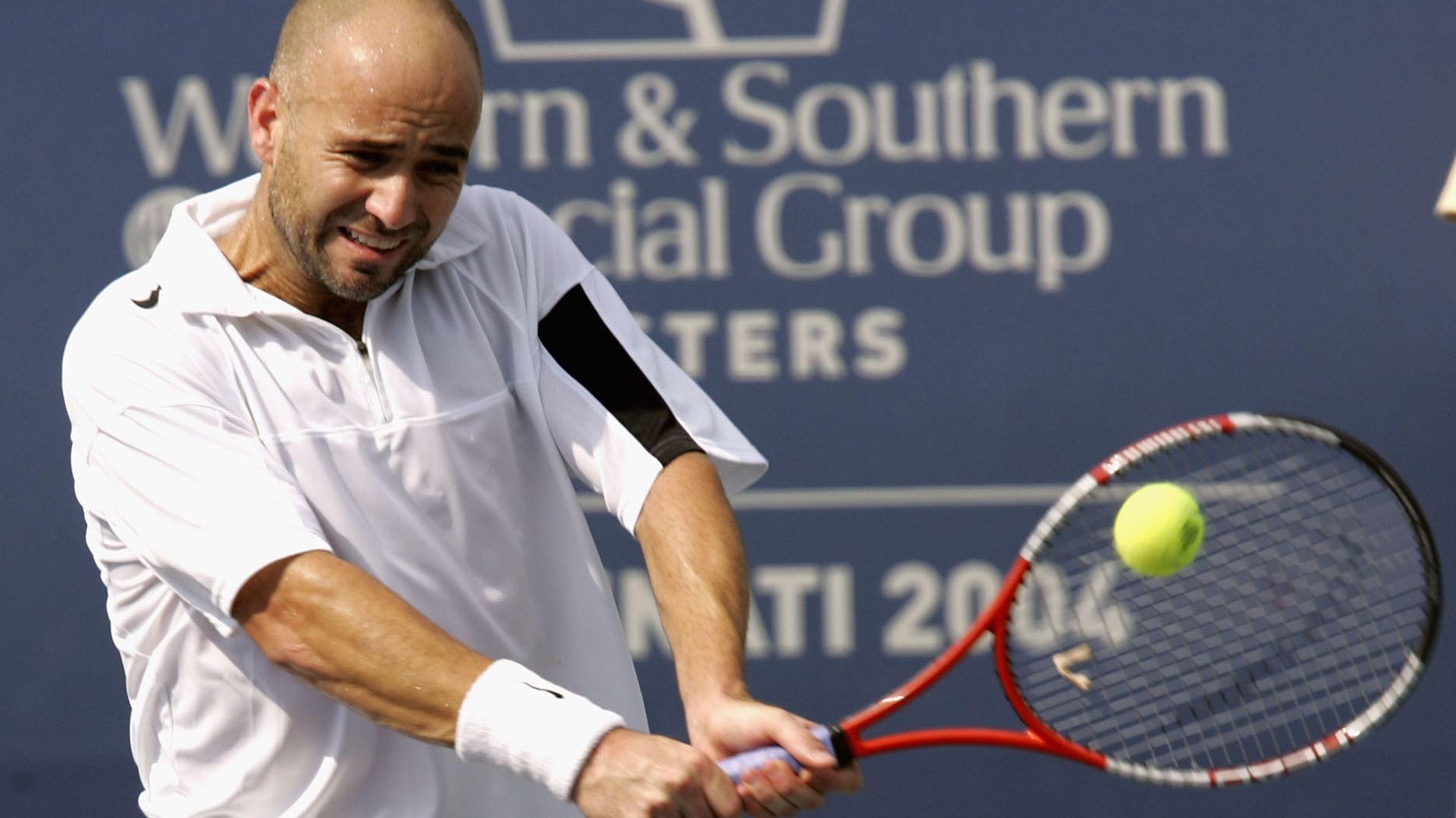 Houston 2003 RR Replay Federer Agassi