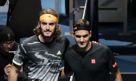 London 2019 SF Tsitsipas Federer