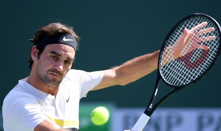 Indian Wells R4 Federer Chardy