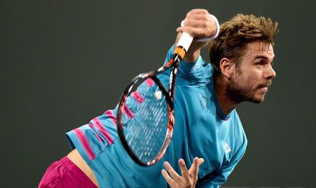 Indian Wells 2017 R2 Wawrinka Lorenzi