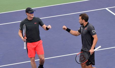 Indian Wells 2018 R1 Petzschner Thiem Murray Soares