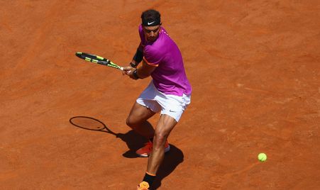 Rome 2017 QF Thiem Nadal