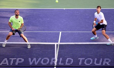 Indian Wells 2017 R2 P Herbert & N Mahut v N Djokovic & V Troicki