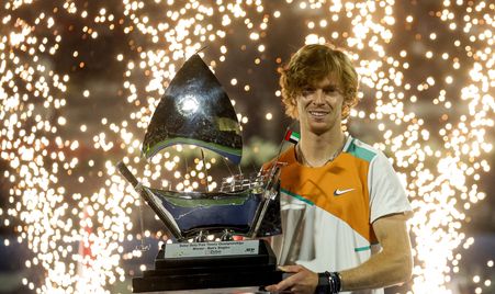 2022 Dubai Rublev trophy