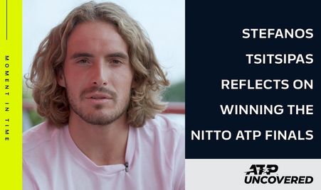 Tsitsipas Moment in Time