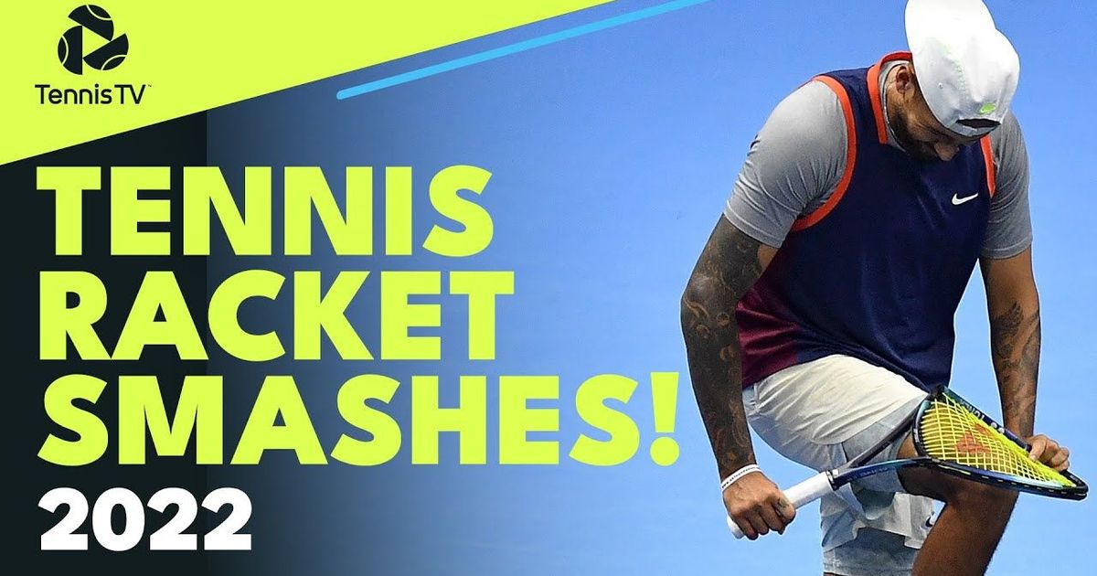 The most epic tennis racket smashes in 2022!