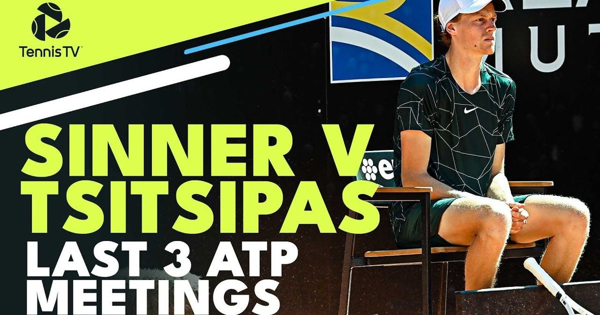 Tsitsipas vs Sinner Last three ATP matches!