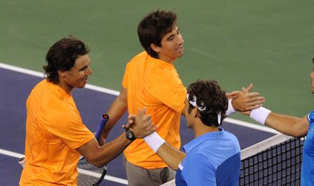 2011 Indian Wells Federer Wawrinka Nadal Lopez