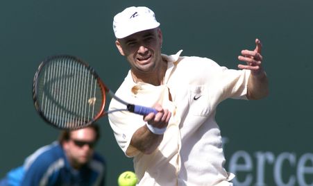 2001 Indian Wells Agassi