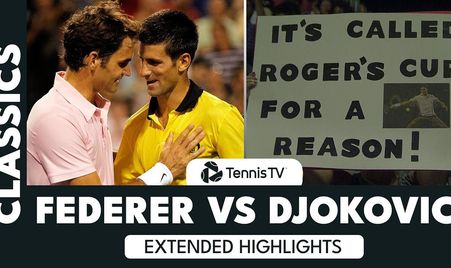 Federer Djokovic Toronto 2010
