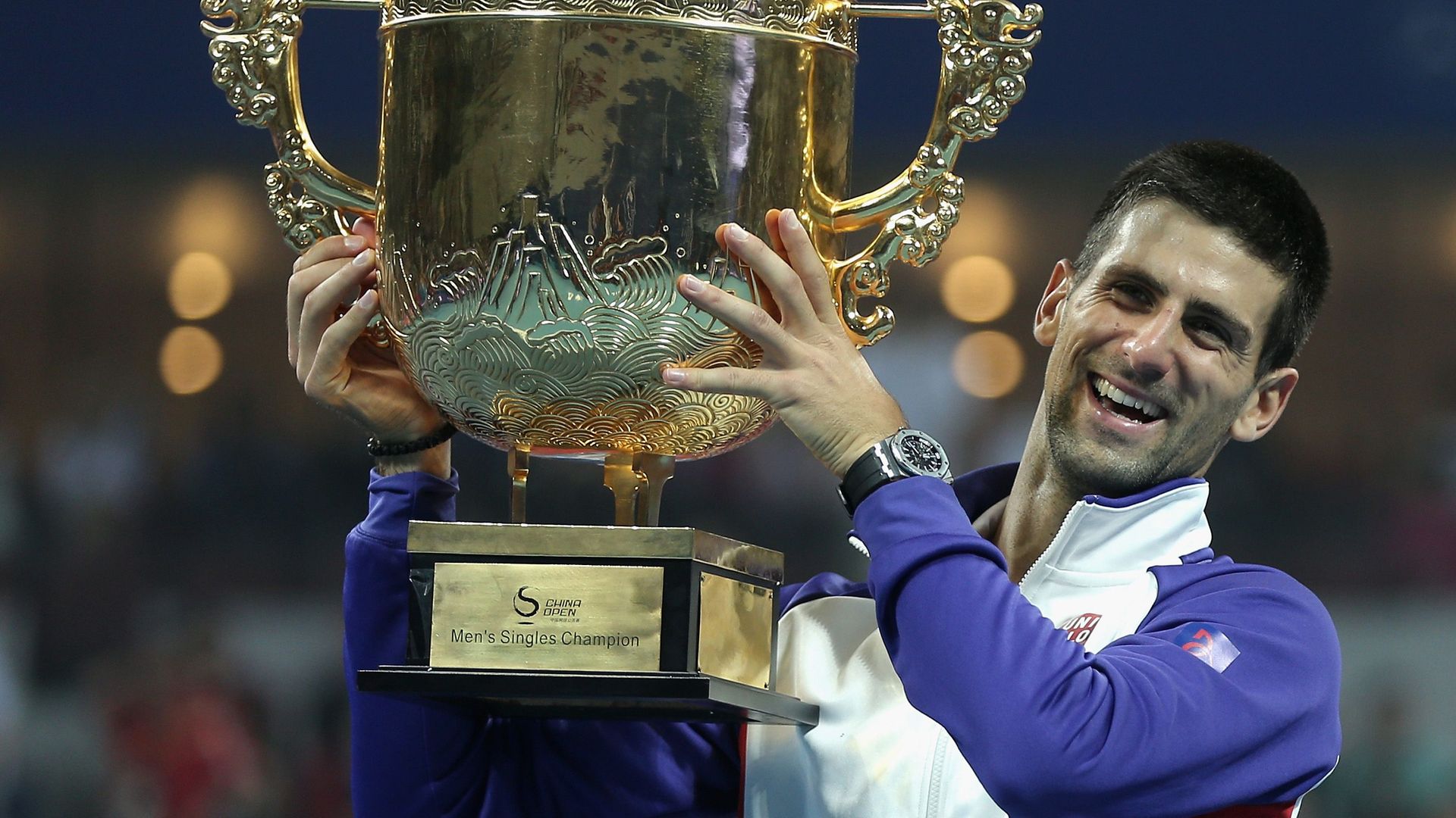 2012 Beijing Djokovic trophy