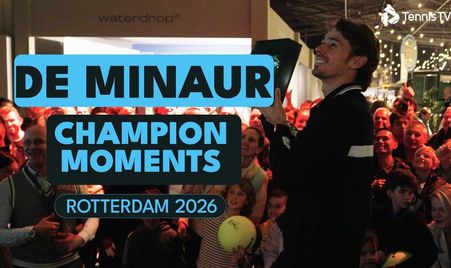 de Minaur Champion Moments