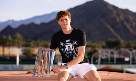 2026 Indian Wells Sinner trophy