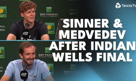 Sinner Medvedev After Indian Wells Final
