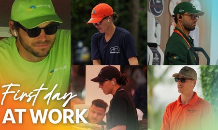 Tennis Players' First Day At Work