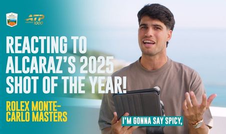 Alcaraz 2025 Shot of the Year