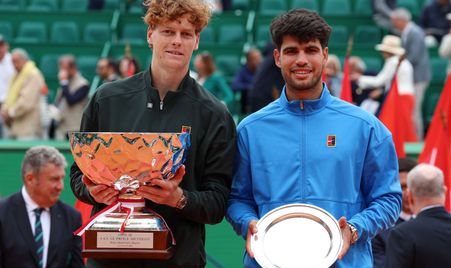 2026 Monte Carlo Sinner Alcaraz trophy