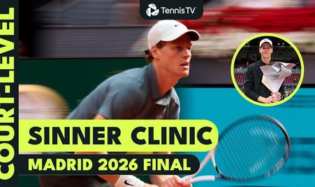 Sinner Madrid Final Court Level
