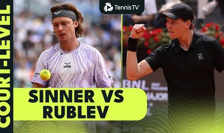 Court Level Sinner Rublev