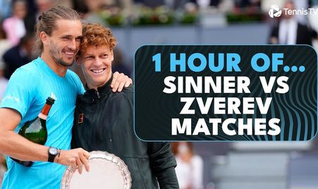 1 Hour of Sinner Zverev Matches