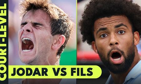 Rafael Jodar vs Arthur Fils From Court-Level