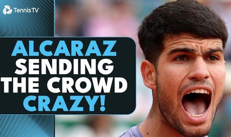 Alcaraz Sending The Crowd Crazy