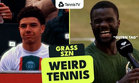 Weird Tennis Grass