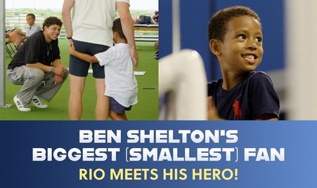 Ben Shelton Meets Biggest Fan